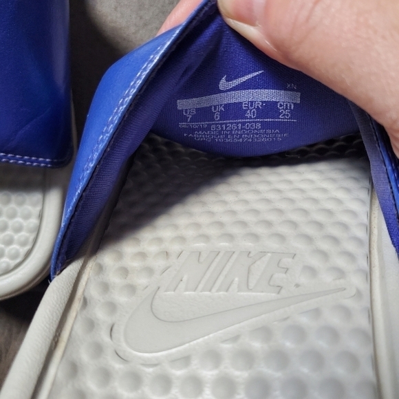 Nike Benassi JDI Print ACG Mens Size 7 Slides Obsidian hiking  [631261-038] - Picture 4 of 5